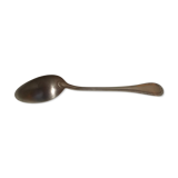 Silver metal serving spoon