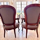 Paire de fauteuils Louis-Philippe