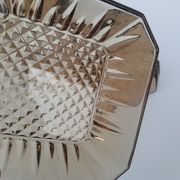 Set 3 cups in smoked glass