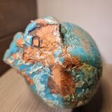 Chouette émaillée en terre cuite SP