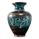Vaso In Vetro E Argento Overlay American Art Decó 1940’s Design