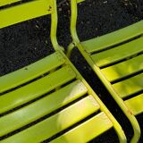 Chaises en métal