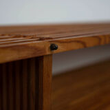 1970's Scandinavian pine open sideboard