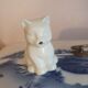 Petit pot à lait pot à crème en porcelaine en forme de chat vintage
