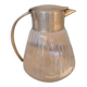 Glass and metal carafe of over 2 litres