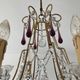 Italian chandelier of the 60s in De Murano glass