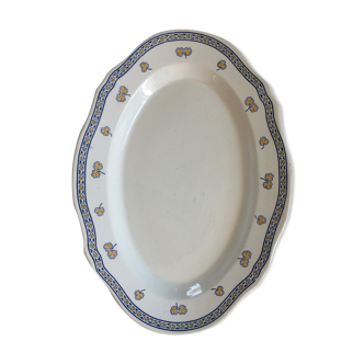 Oval dish, 30s