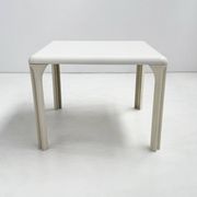 Stadio White dining table by Vico Magistretti for Artemide, 1970
