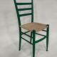 Lot de 4 chaises en bois dans le modèle italien de Chiavari