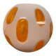 Two-tone opaline ball vase