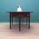 Table ovale en palissandre, années 1950, design danois, designer : Arne Vodder, productio