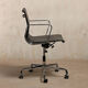 Charles & Ray Eames EA117 Office Chair in Black Leather and Chrome, Vitra