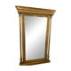 Eclectic 19th-century mirror, carved and gilded wooden frame.