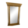 Eclectic 19th-century mirror, carved and gilded wooden frame.