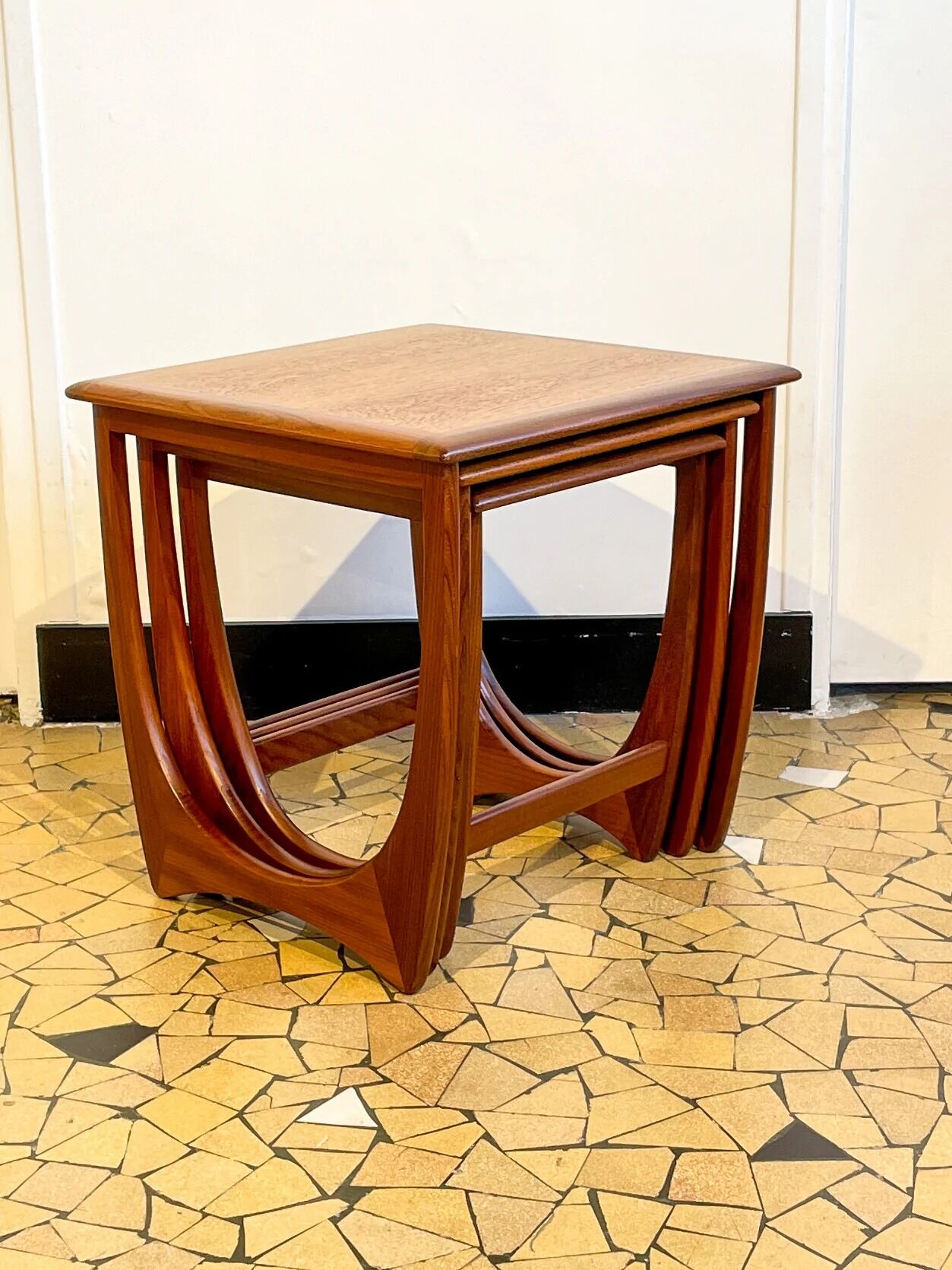 Teak trundle coffee table by Victor Wilkins for G-Plan