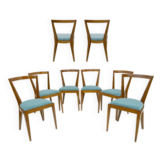 Huit chaises de salle à manger PONTI 940 par Gio Ponti pour BBB Italia