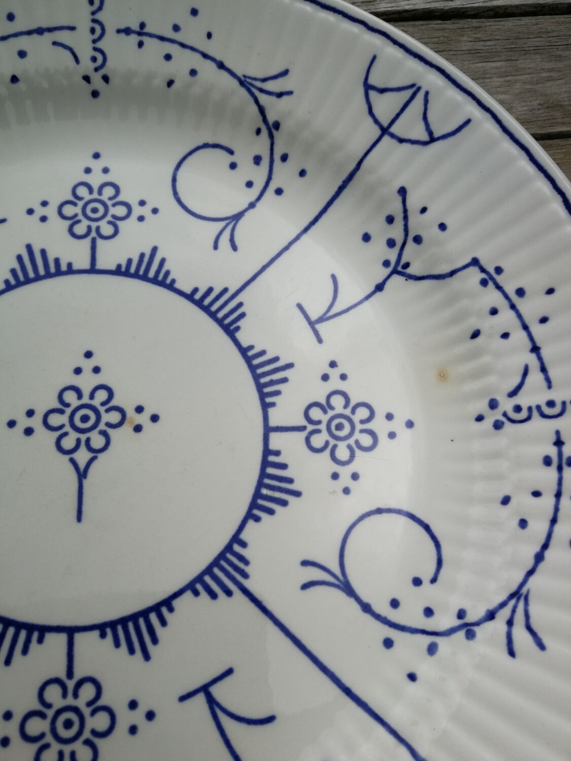 Set of 9 flat plates Copenhagen from Royal Boch