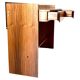 Vintage rosewood desk, MIM Roma, Italy 1970s
