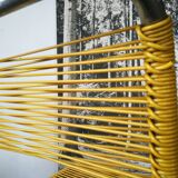 Set de 3 chaises scoubidou vintage