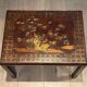 Set of Three Lacquered Nesting Tables with Chinese Decorations, France circa 19
