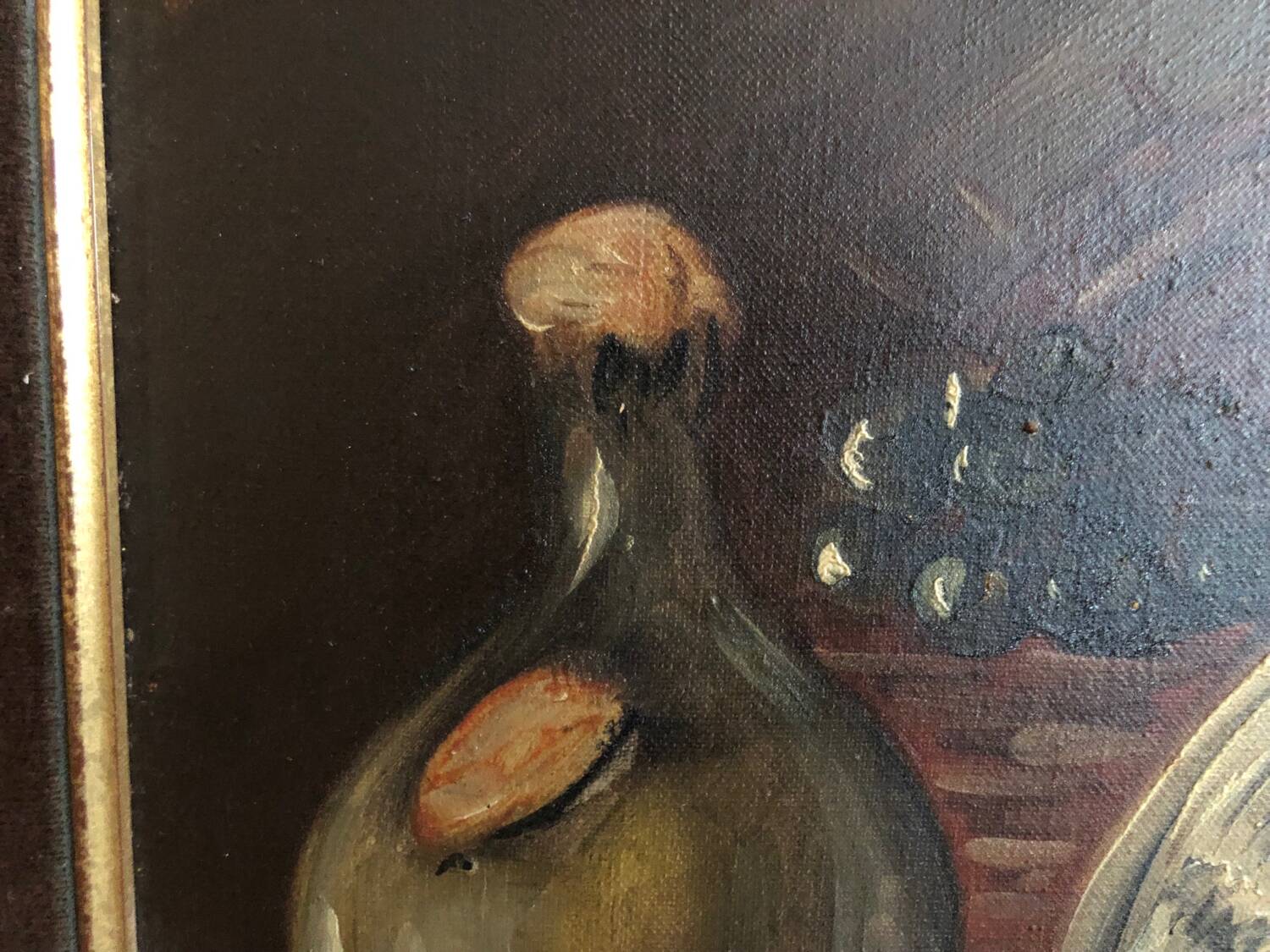 Still life painting with pheasant