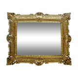 Florentine mirror frame carved wood 56x46cm