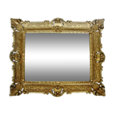 Florentine mirror frame carved wood 56x46cm