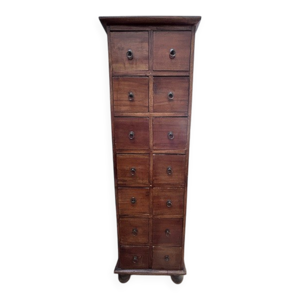 Commode colonne en teck