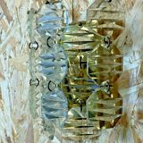 60s 70s Kinkeldey Wall Light Glass Wall Lamp Space Age Design 60s 70s