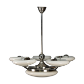 Lustre Art déco chromé, années 1930