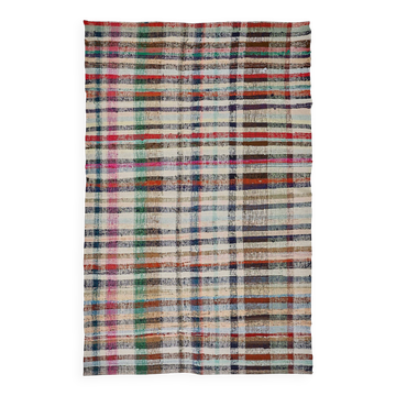 Turkish Handwoven Flatweave Chaput Kilim 190 cm x 297 cm