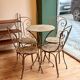 Garden furniture in wrought iron – 19th century, around 1880