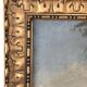 Large Vintage Sea Landscape Original Oil Painting, circa 1923