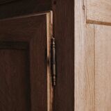 Ardennes-style 2-door chest of drawers in solid oak