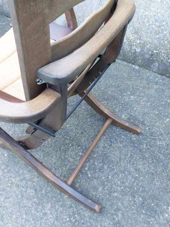 Pair of vintage TRICONFORT France deckchairs and relax chairs