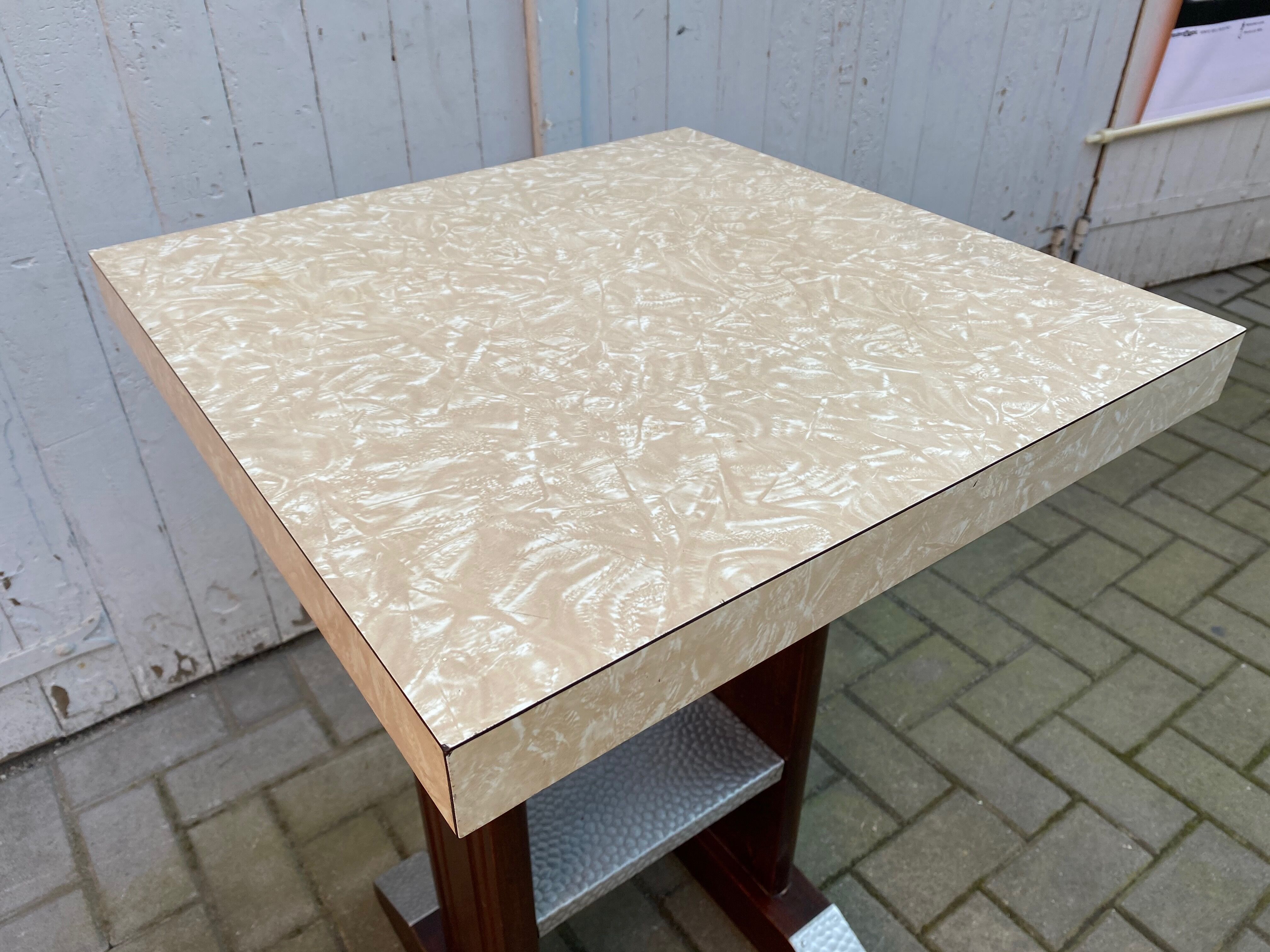 old bistro table cira 1950s