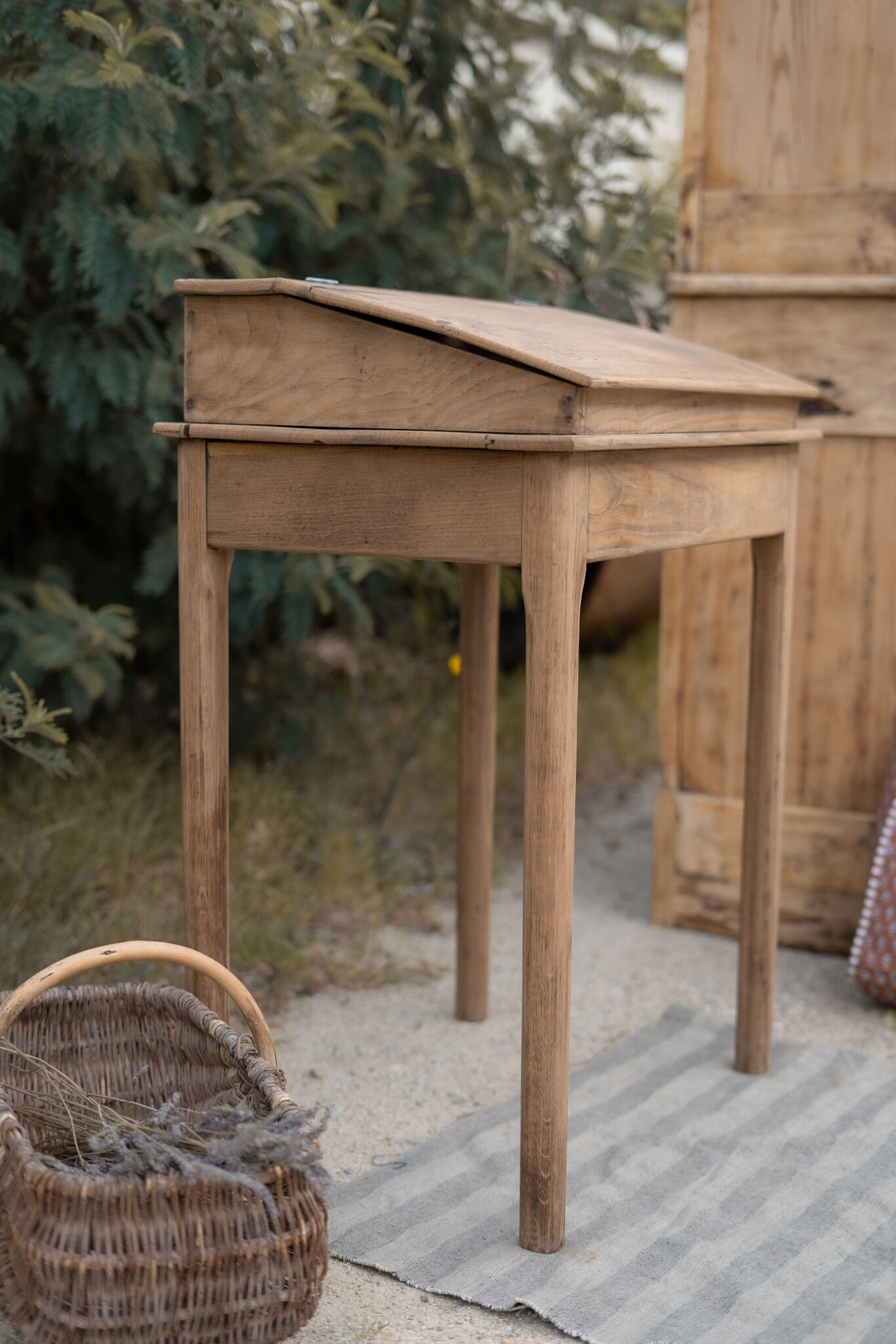 Renovated wooden desk