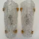 Pair wall lamps jt kalmar vintage design 70s