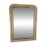 Old Louis Philippe style gilded mirror, 102cm H