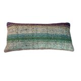 Vintage turkish kilim cushion cover , 30 x 60 cm