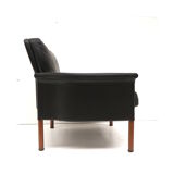 Fauteuil en cuir par Hans Olsen années 1960