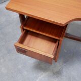 Vintage Scandinavian teak desk