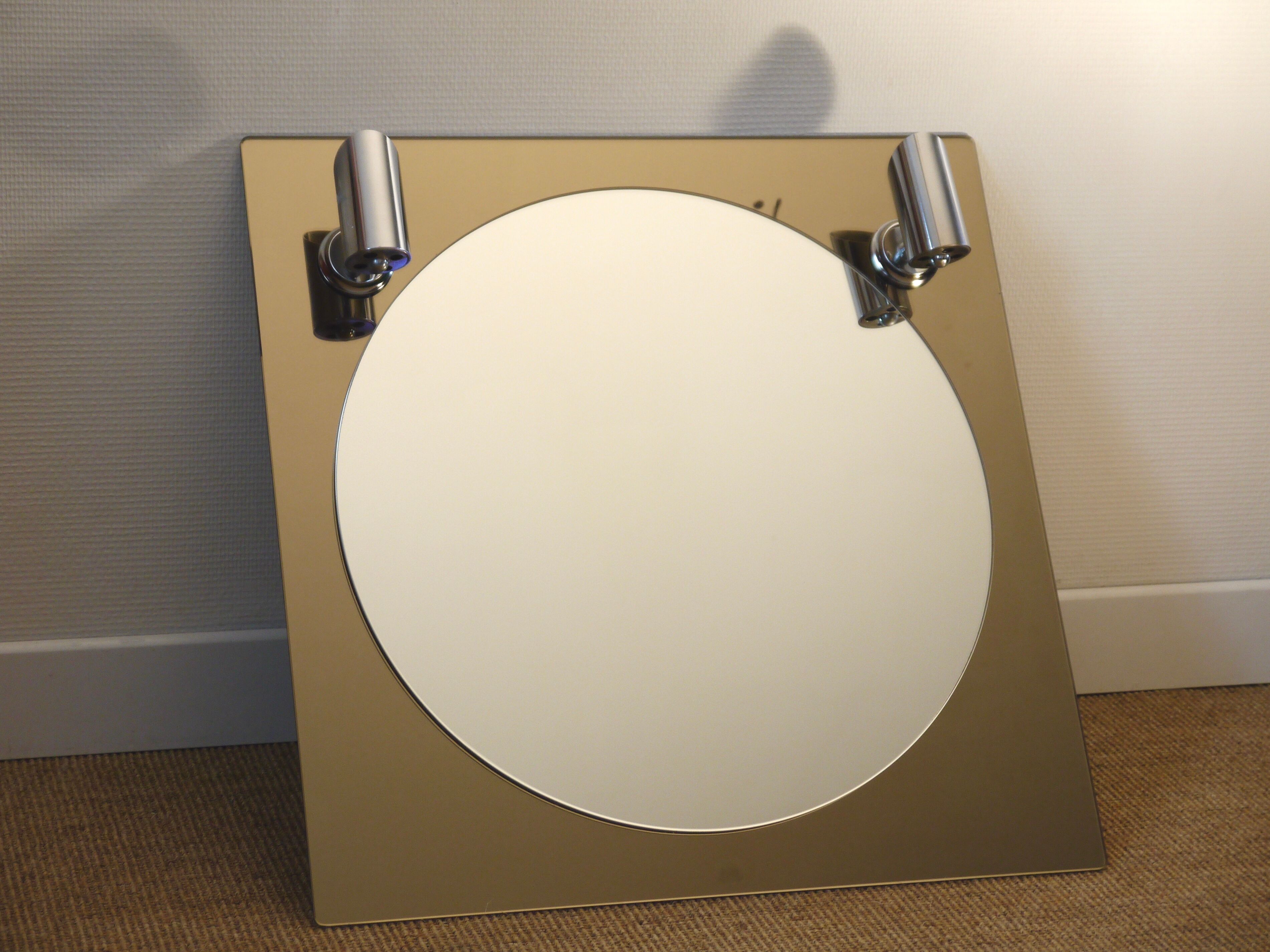 Vintage square mirror 56x56cm