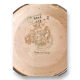 Flat enamels of longwy décor 652