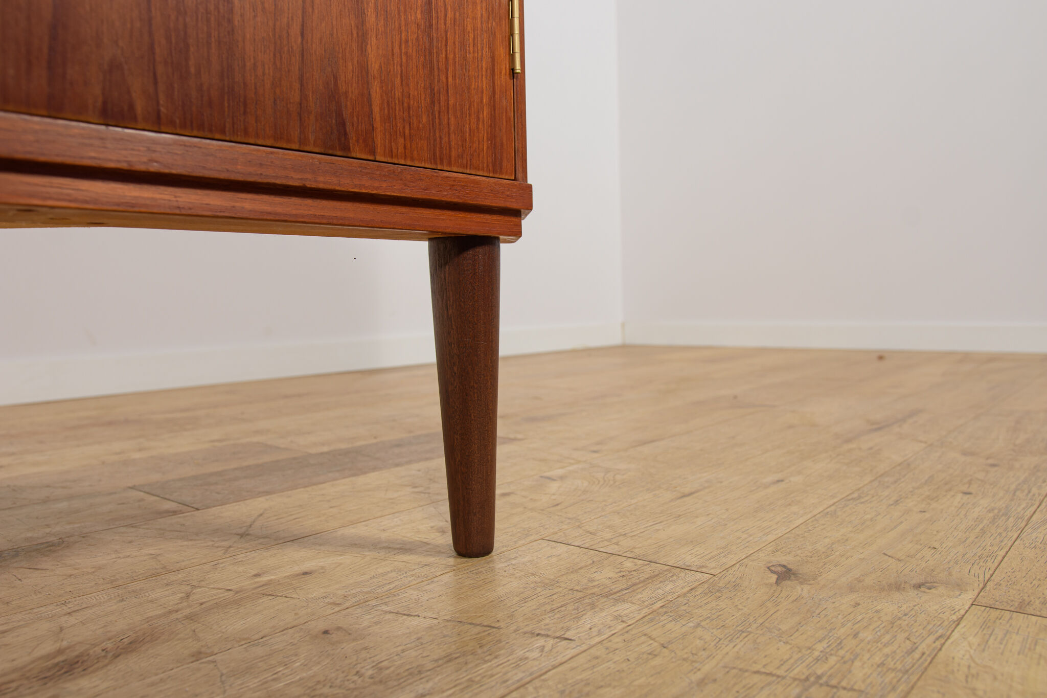 Mid-Century Corner Teak Cabinet, Denmark, 1960s