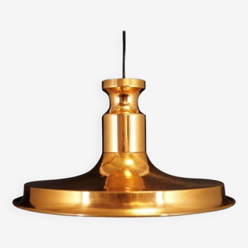 Copper pendant lamp, Danish design, 1960s, production: Denmark