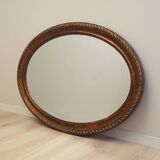 Miroir dans un cadre en bois, design danois, années 1960, production : Danemark
