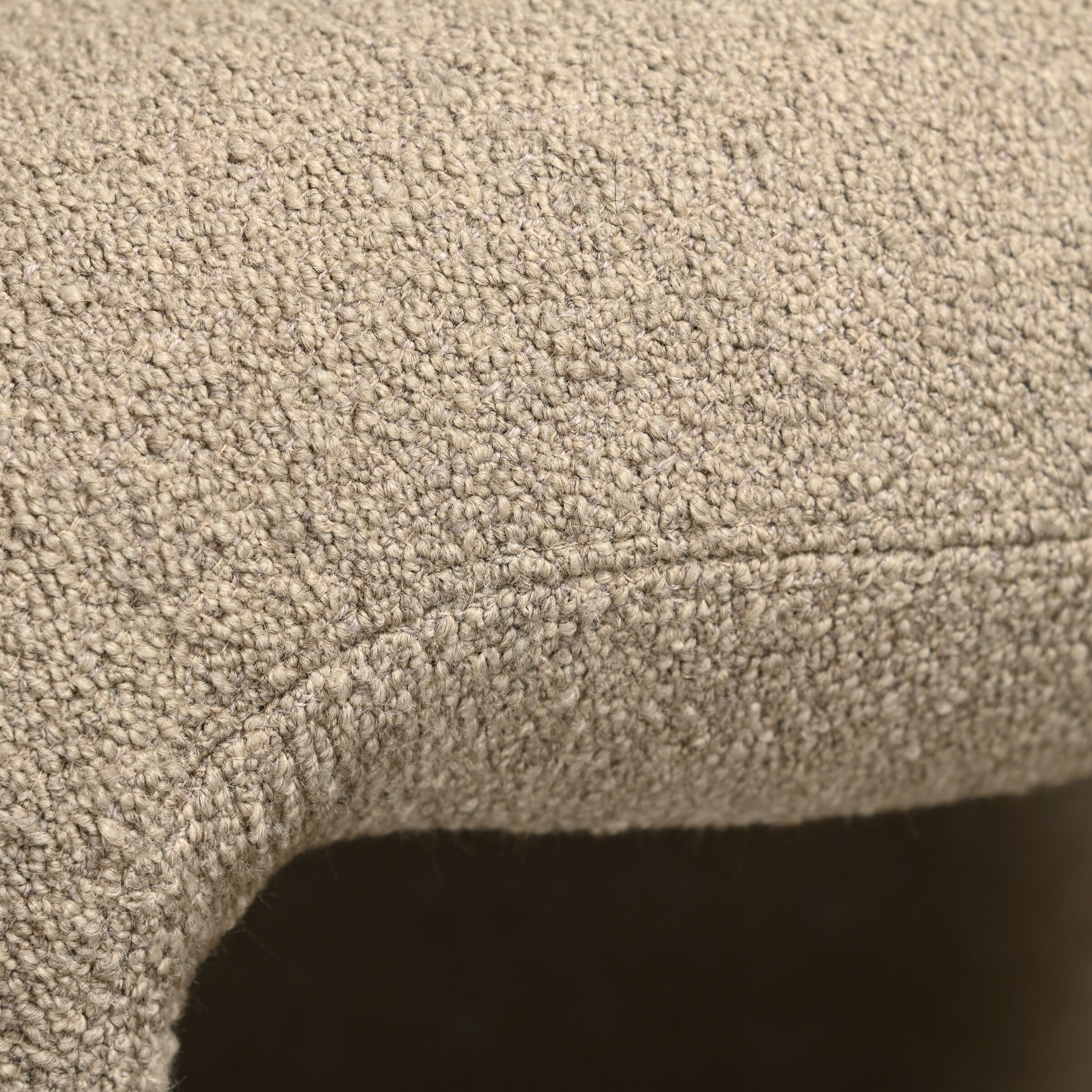 Giancarlo Piretti Alky Lounge Chairs in stone grey Bouclé Wool, Anonima Castelli