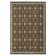 Symmetrical black Persian rug SINA - Wool