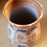Vase en grès sel J.C Courjault Keraluc 60s